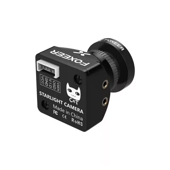 Hot Sales Foxeer Mini/Micro 4 1200TVL Starlight 0.00001Lux Camera Low Latency Low Noise Camera for RC Racing Drone
